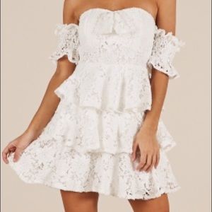 ShowPo White Lace Dress